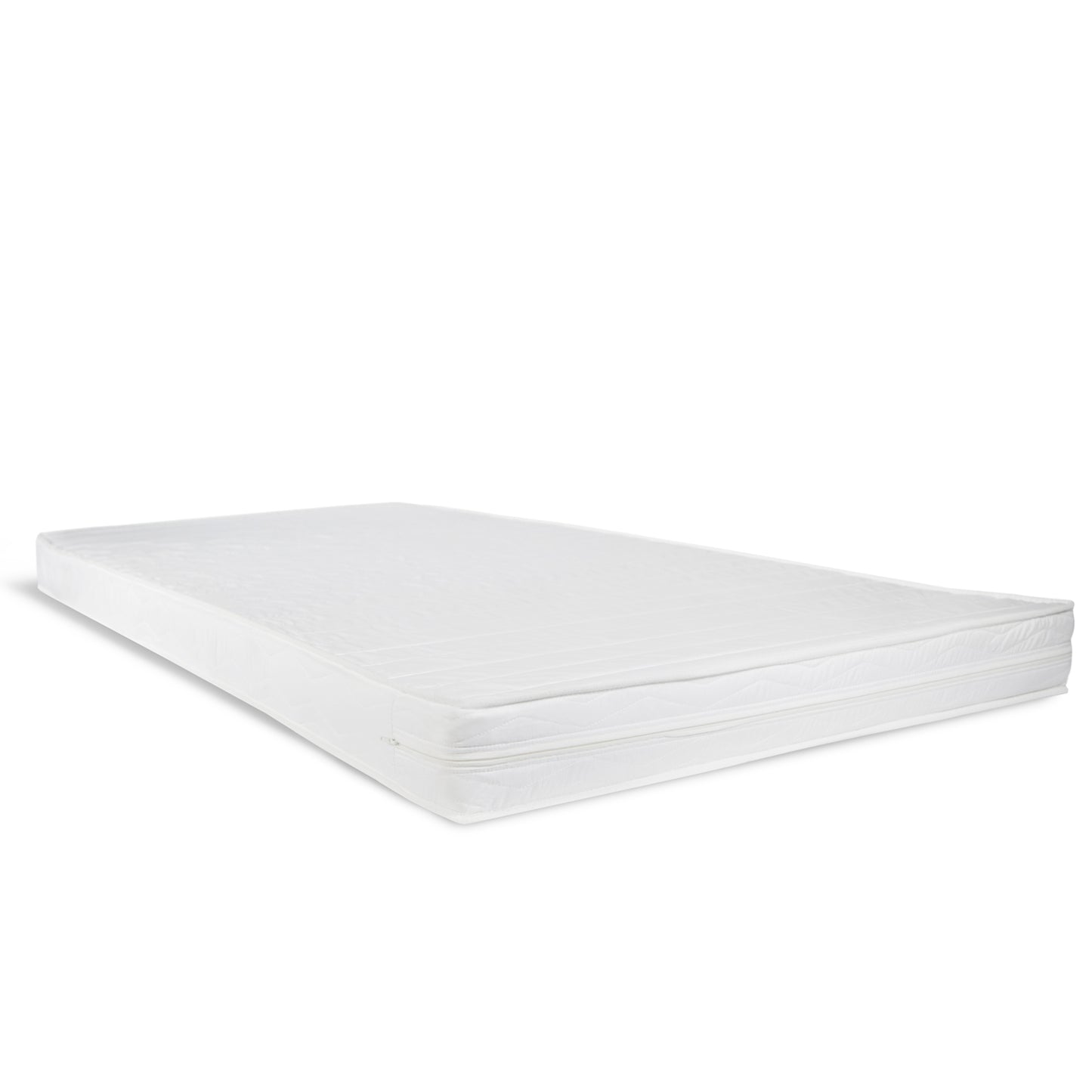 Hochbett mit Matratze 90x200 cm Kinderbett Tunnel Vorhang Blau Holz Kiefer Lattenrost