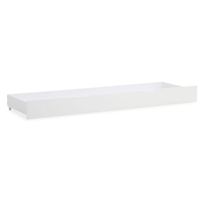 Schublade Bett Bettkasten Auszug Aufbewahrung mit Rollen Holz Weiss Schubkasten