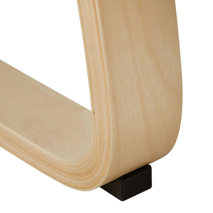 Relaxsessel Cord Dunkelgrau | mit Fußstütze | Holz Natur | Schwingsessel Schaukelstuhl