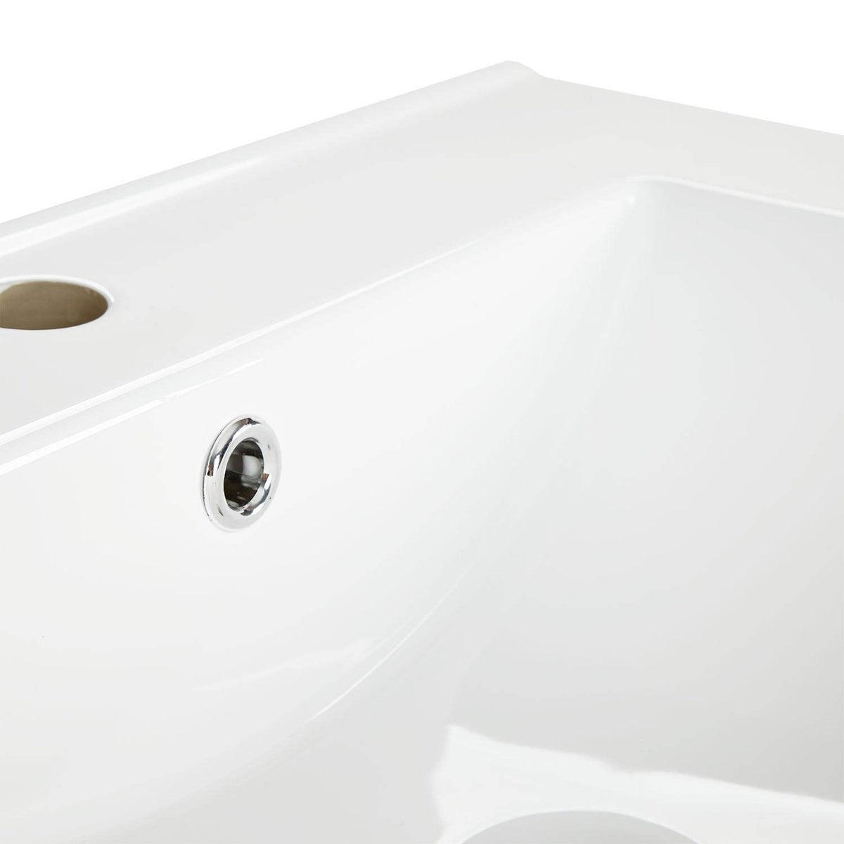 Badmöbel Set 3 tlg. Waschtisch Grau - Palo24