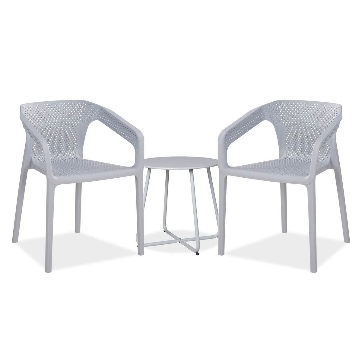 Balkonmöbel Sitzgruppe Garten Set Loungemöbel Grau - Palo24