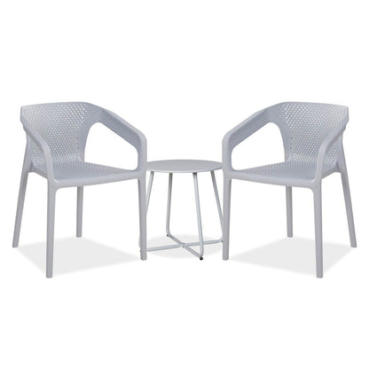 Balkonmöbel Sitzgruppe Garten Set Loungemöbel Grau - Palo24