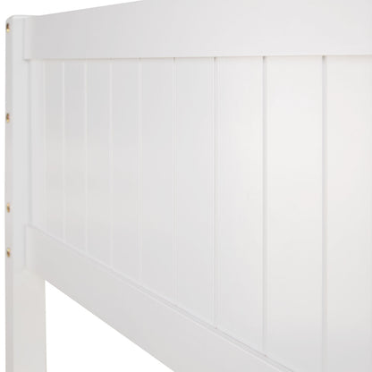 Etagenbett 2 Liegeflächen 90x200 cm und 140x200 cm Weiss | mit Bettkasten | mit Lattenrost