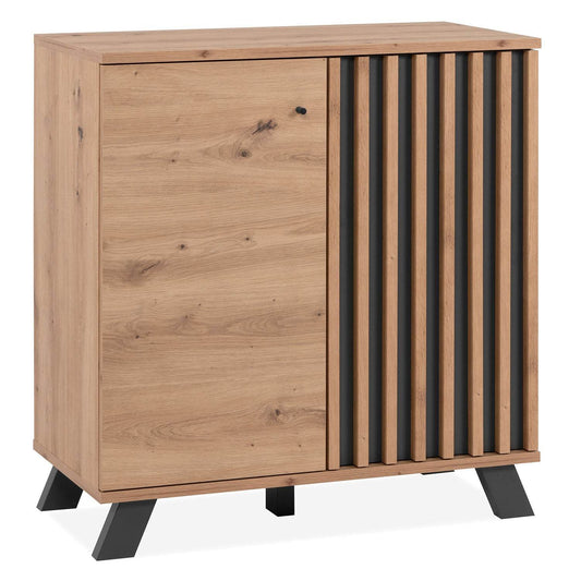 Kommode Sideboard 80 cm Holz Eiche Anrichte - Palo24