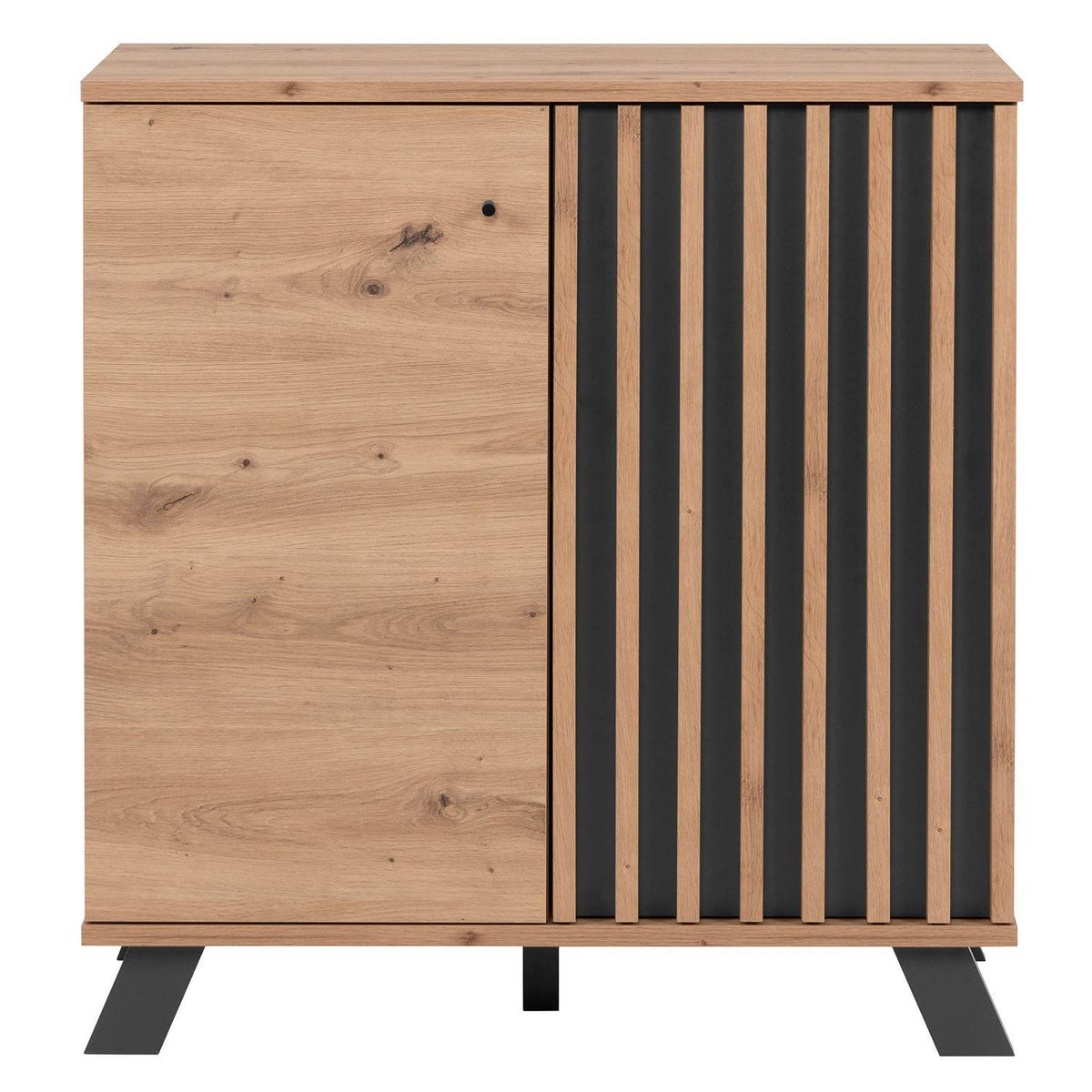 Kommode Sideboard 80 cm Holz Eiche Anrichte - Palo24