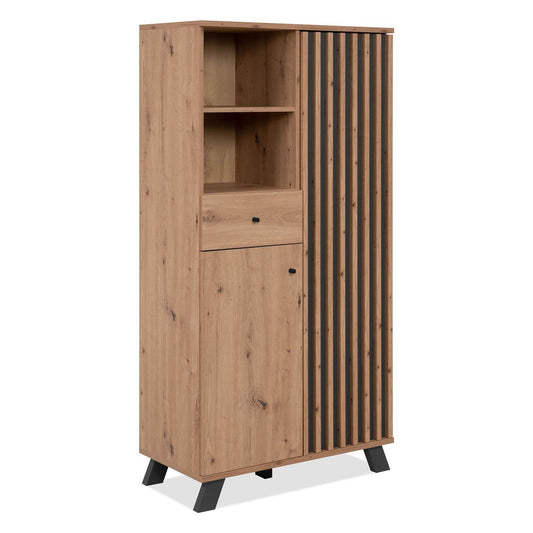 Kommode Highboard Wohnzimmerschrank Sideboard Holz Eiche - Palo24