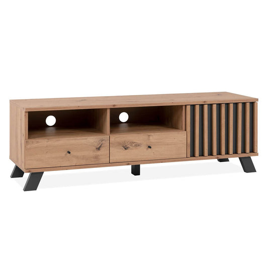 Lowboard TV 138 cm Fernsehschrank Holz Eiche - Palo24