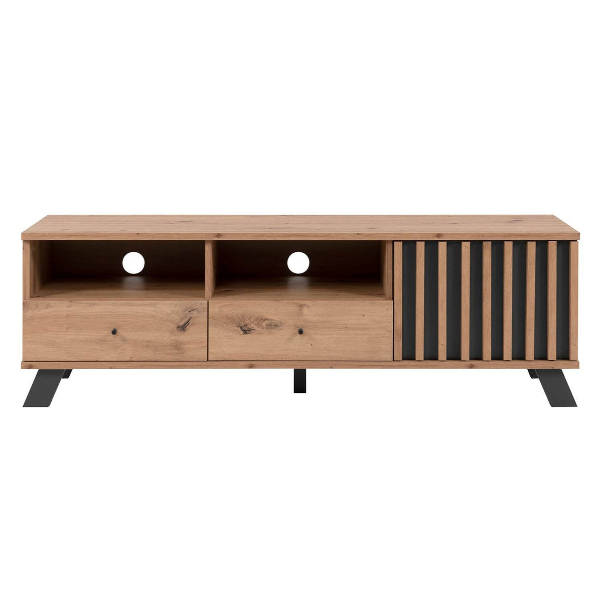 Lowboard TV 138 cm Fernsehschrank Holz Eiche - Palo24