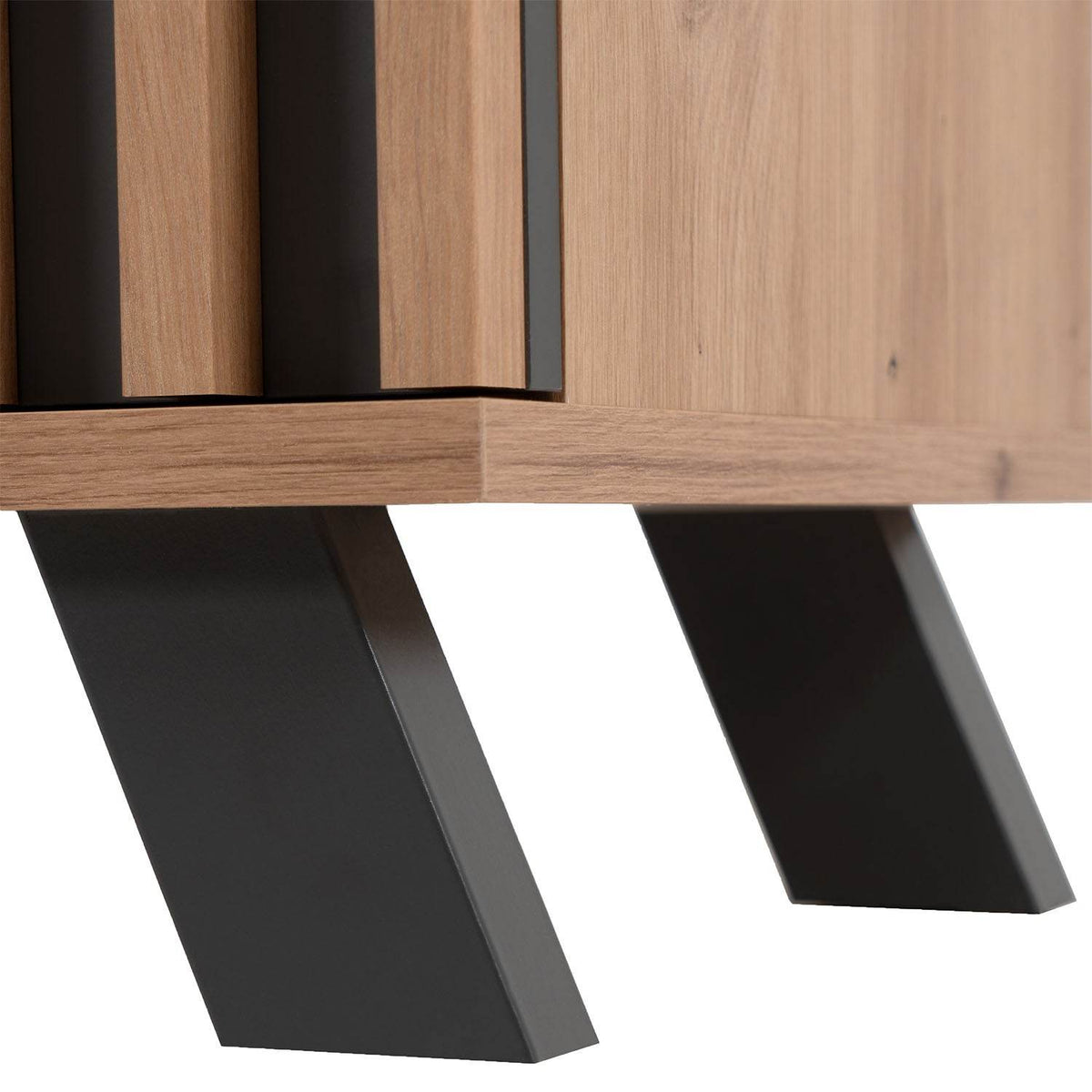 Lowboard TV 138 cm Fernsehschrank Holz Eiche - Palo24