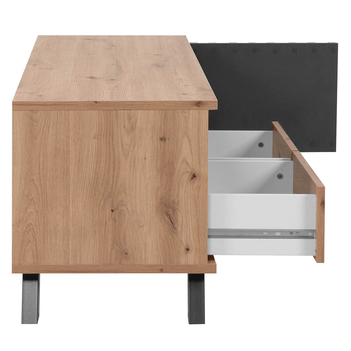 Lowboard TV 138 cm Fernsehschrank Holz Eiche - Palo24