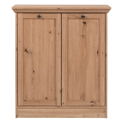 Kommode Sideboard Landhausstil 80 cm breit Holz Eiche - Palo24