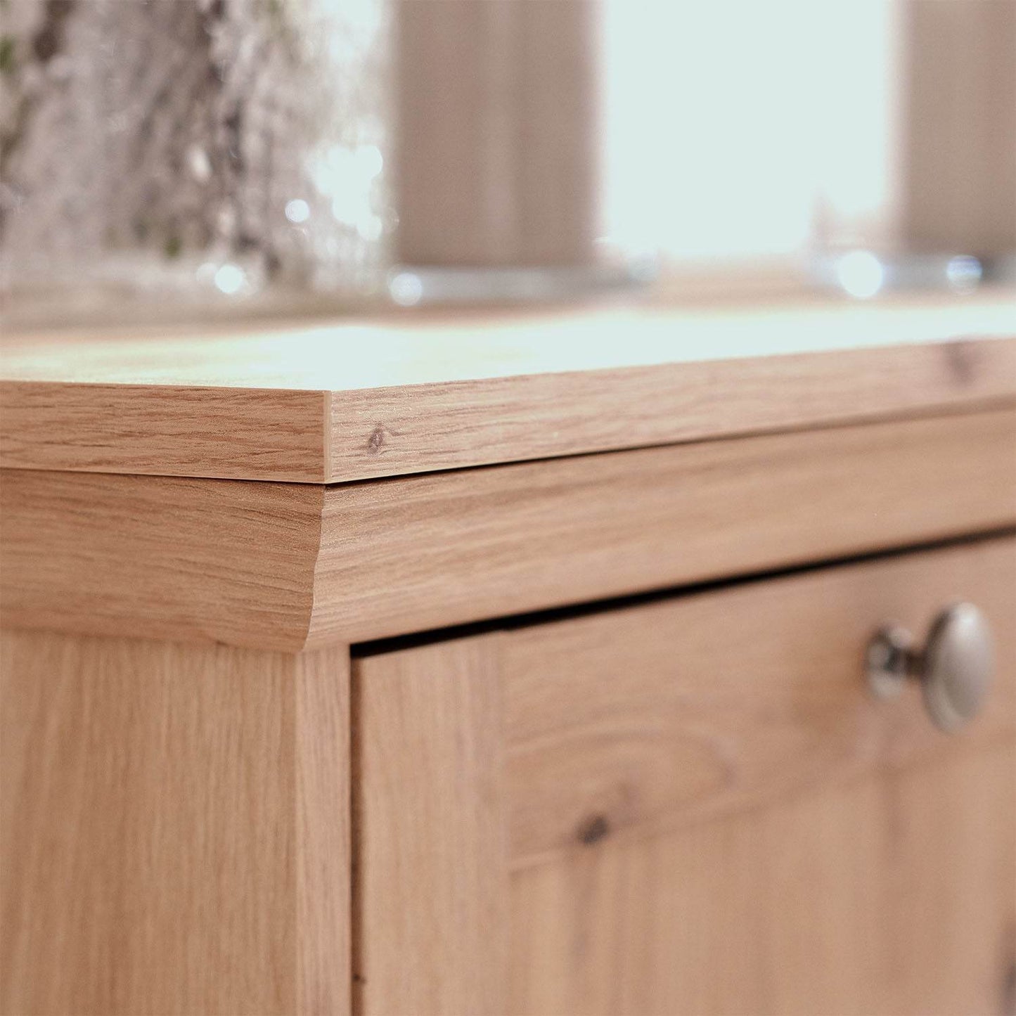 Kommode Sideboard Landhausstil 200 cm breit Holz Eiche - Palo24