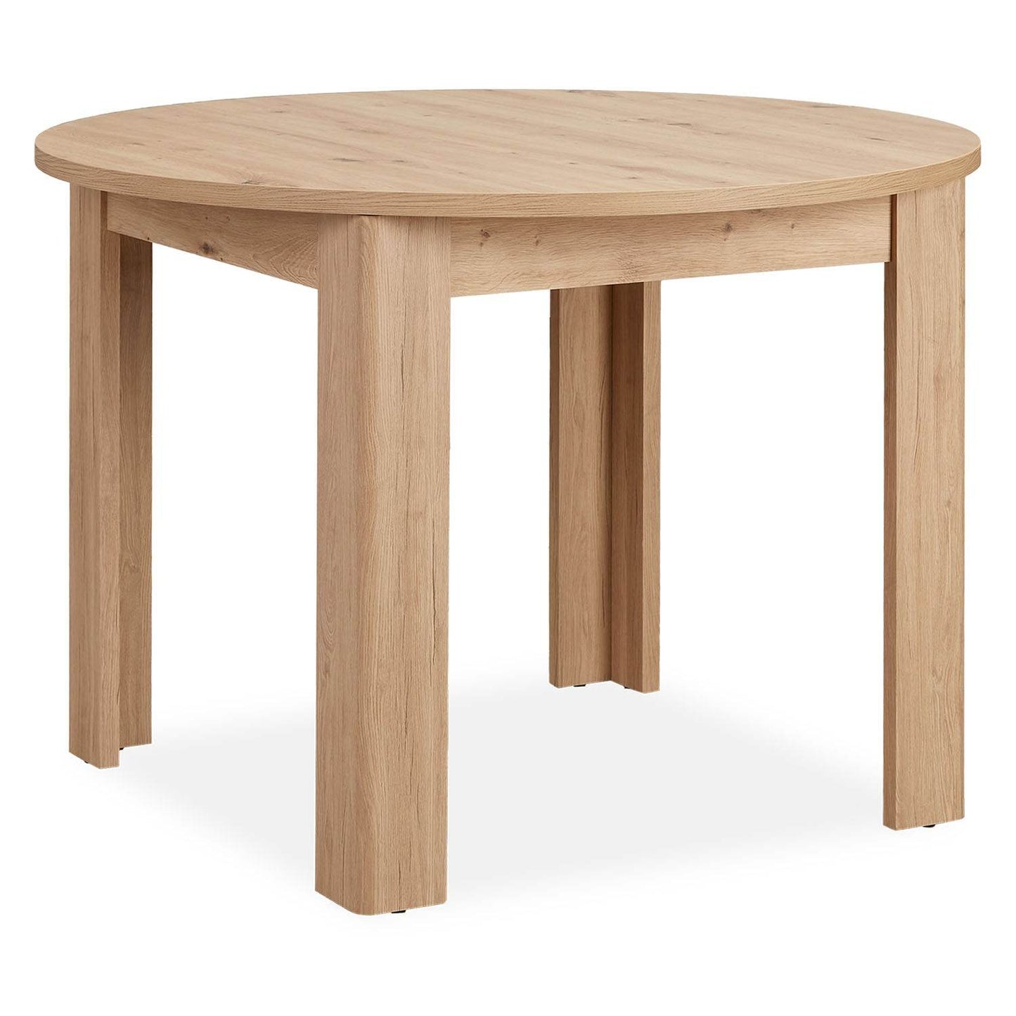 Esstisch Rund Ø 106 cm Holz Eiche - Palo24