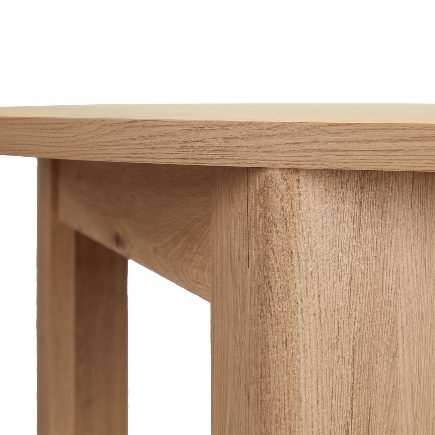 Esstisch Rund Ø 106 cm Holz Eiche - Palo24