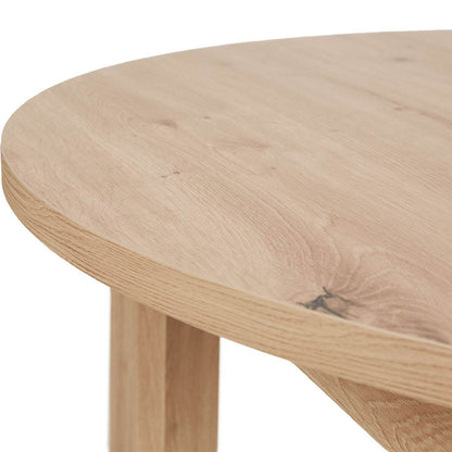 Esstisch Rund Ø 106 cm Holz Eiche - Palo24