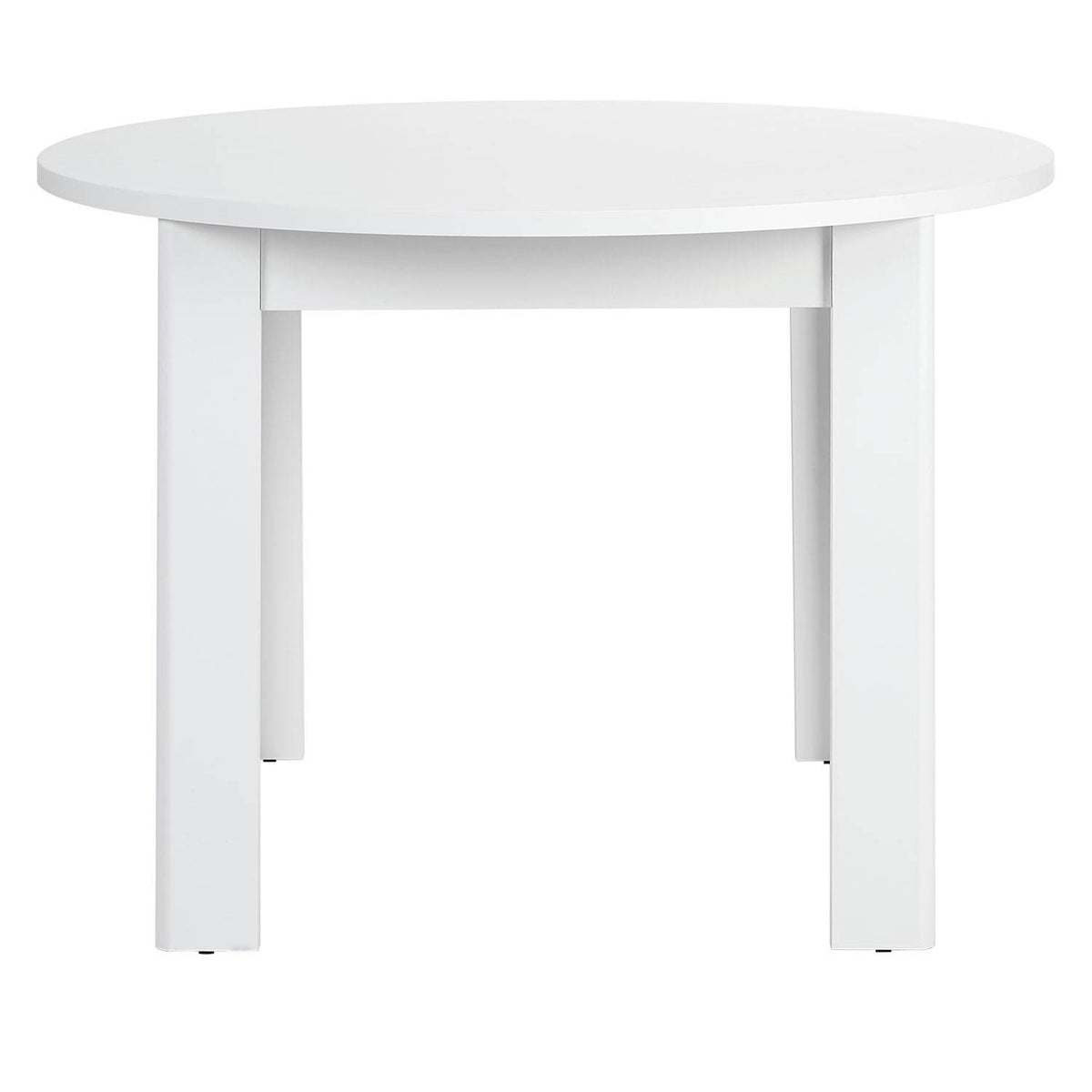 Esstisch Rund Ø 106 cm Holz Weiss - Palo24
