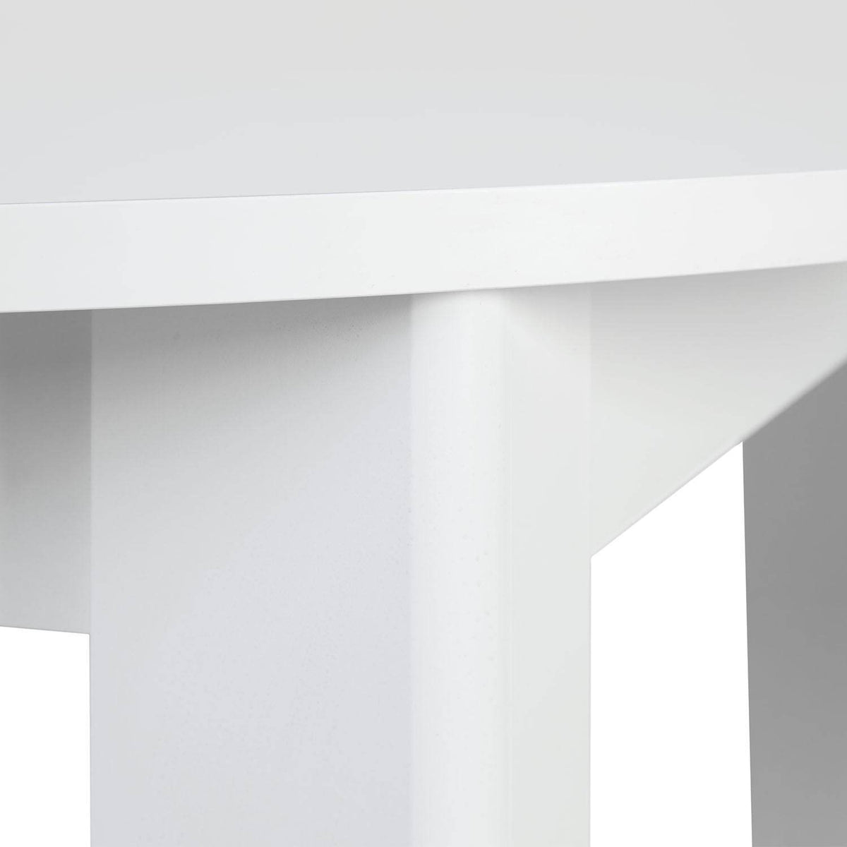 Esstisch Rund Ø 106 cm Holz Weiss - Palo24