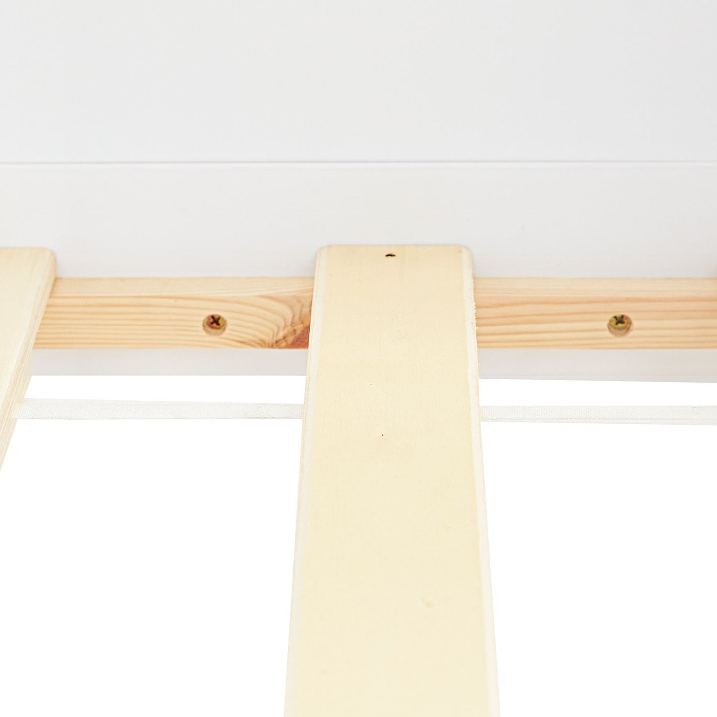 Kinderbett 90x200 cm Weiss | Hausbett mit Rausfallschutz | Montessori | Einzelbett | mit Lattenrost