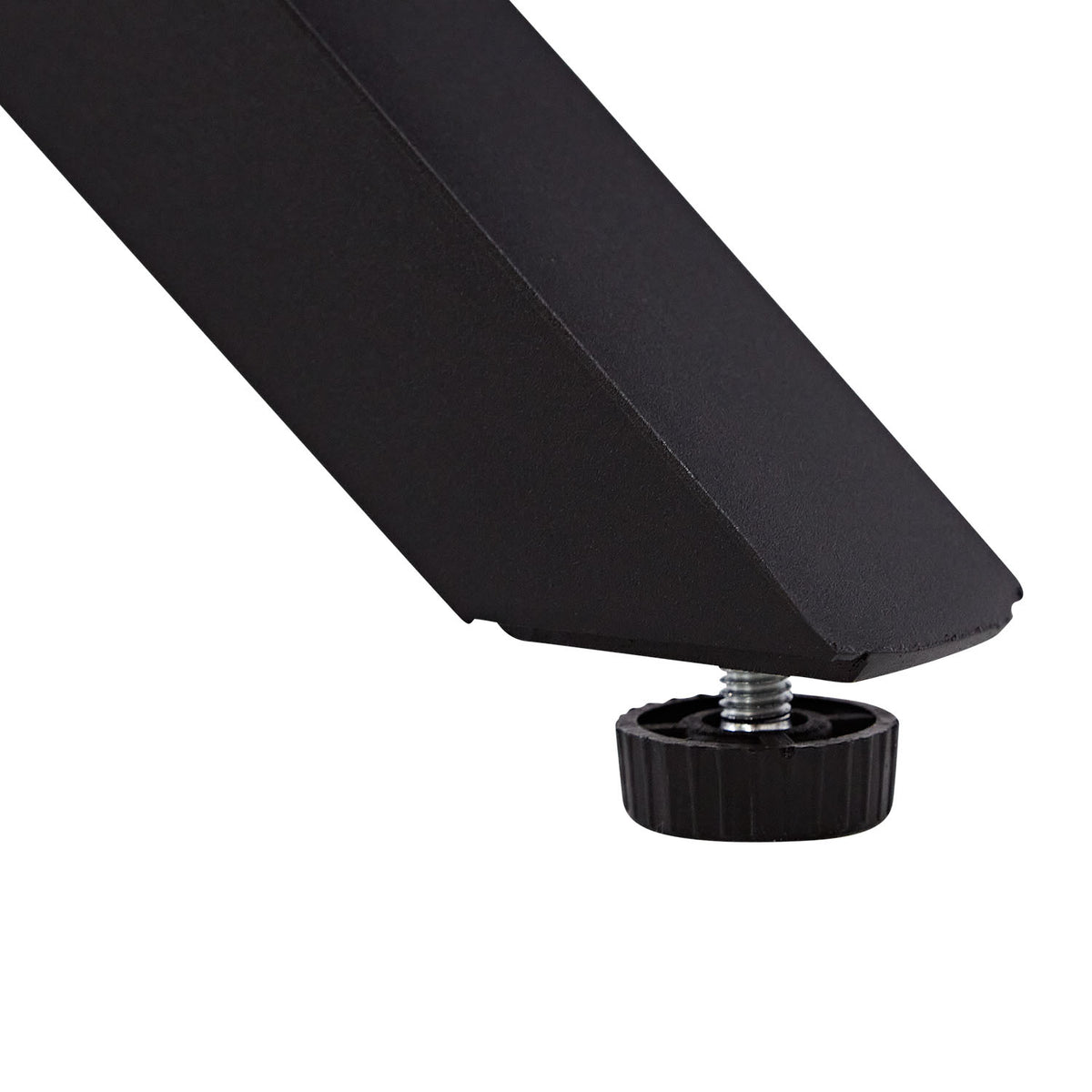 Esstisch Oval Industrial Style Schwarz Braun - Palo24