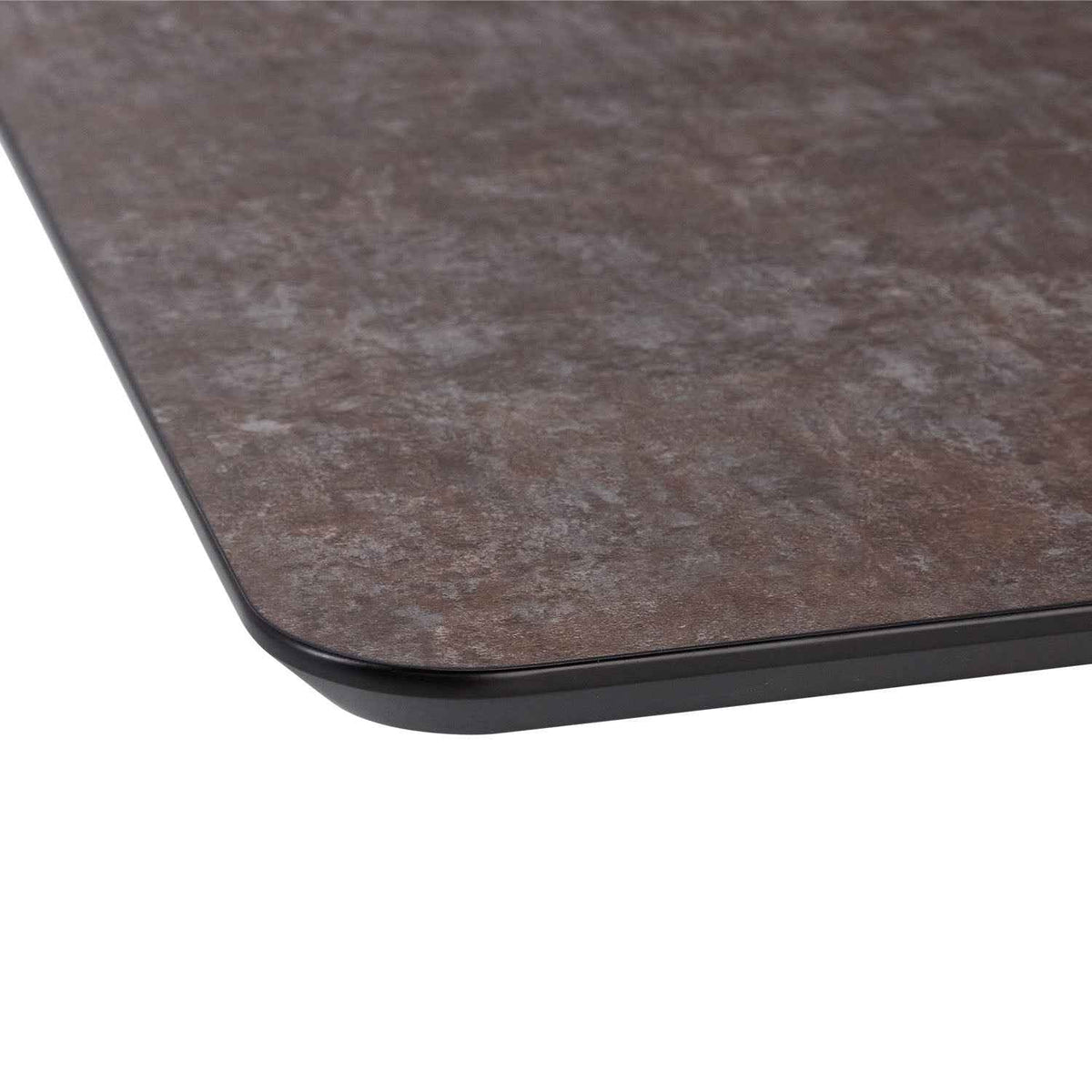 Esstisch mit 6 Stühlen Set Essgruppe Polsterstühle Drehbar Bouclé Leder Braun Esszimmertisch 200x100 cm Metall Schwarz