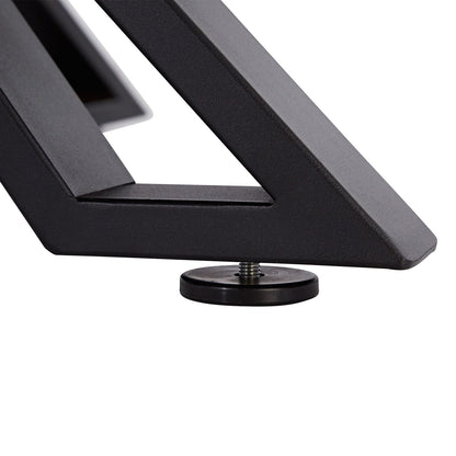 Esstisch 200x100 cm Industrial Style Schwarz Braun - Palo24