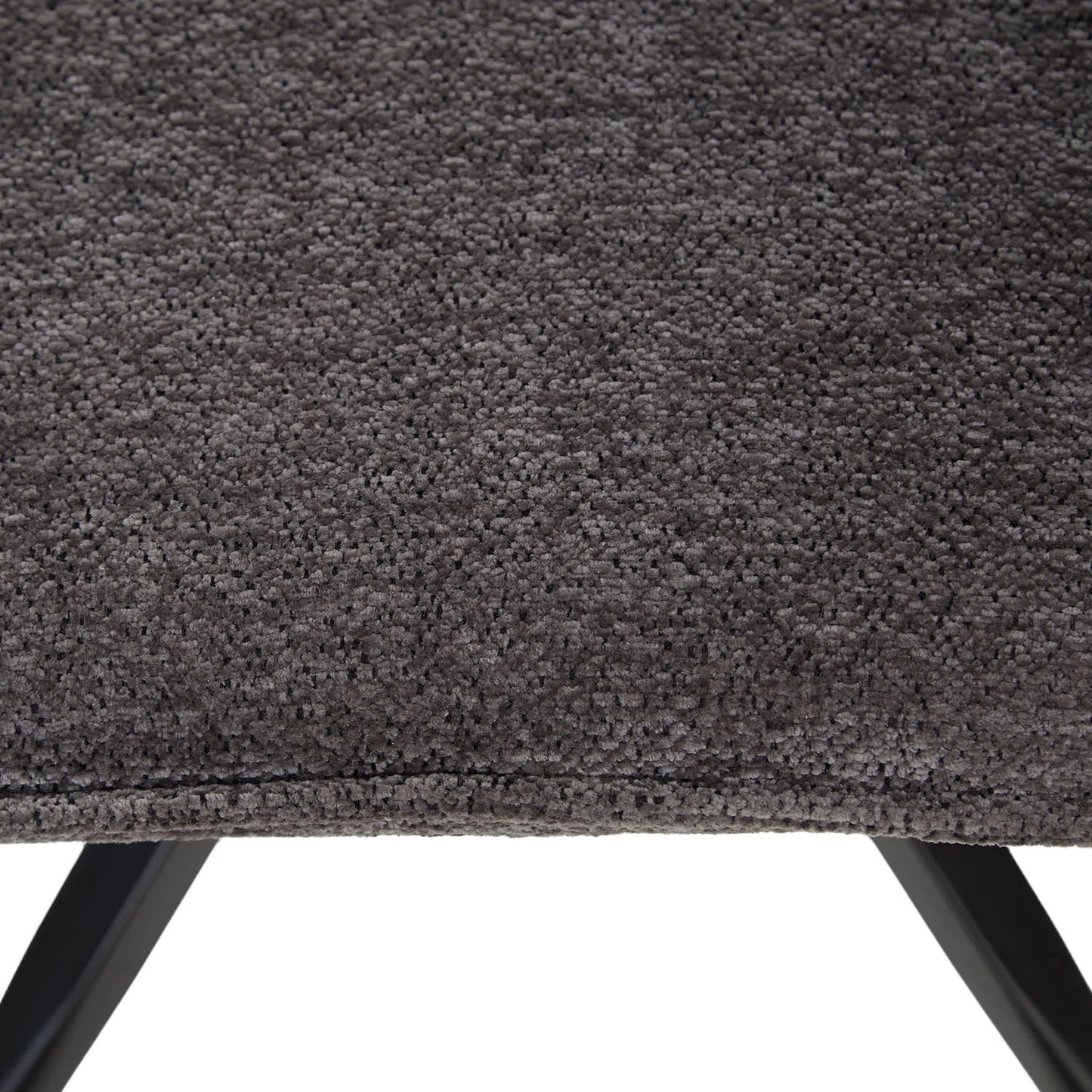 Polsterstuhl Chenille Wolle Grau | 6er Set | drehbar | mit Armlehnen | Küche Esszimmer Büro