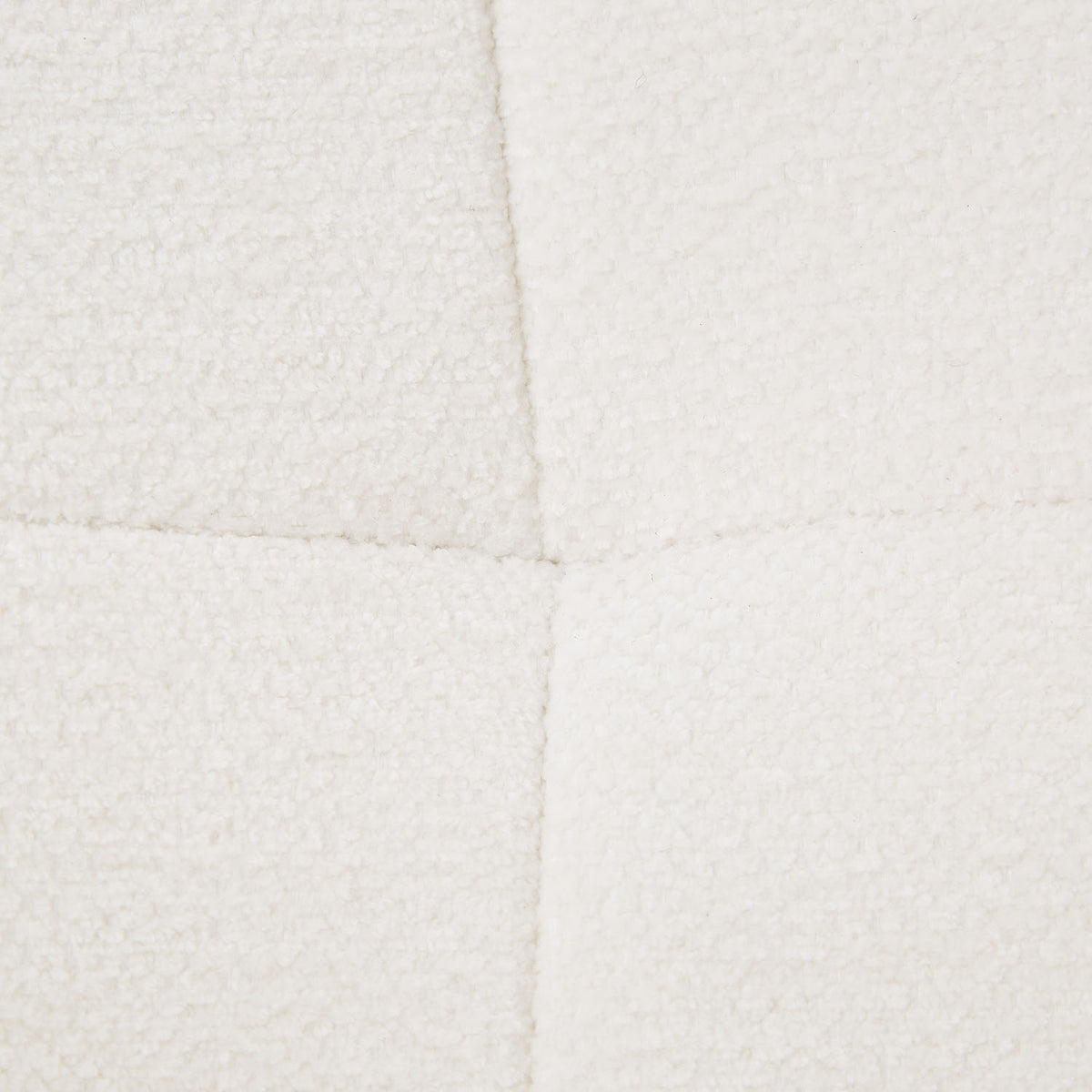 Polsterstuhl Chenille Wolle Weiss | 4er Set | drehbar | mit Armlehnen | Küche Esszimmer Büro