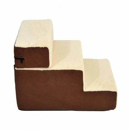Haustiertreppe | Einstiegshilfe | 54 x 40 x 39cm | Beige - Palo24