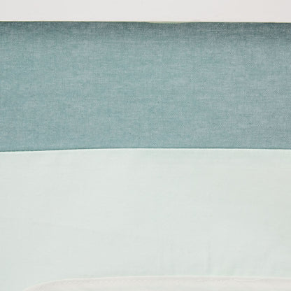 Hochbett Kinder 90x200 cm Weiss mit Vorhang in Mintgrün | mit Lattenrost und Matratze