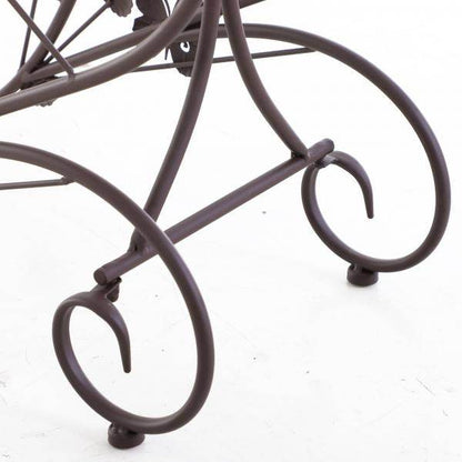 Pflanzenregal Dreistufiger Blumenstand Blumentreppe Metall Bronze - Palo24