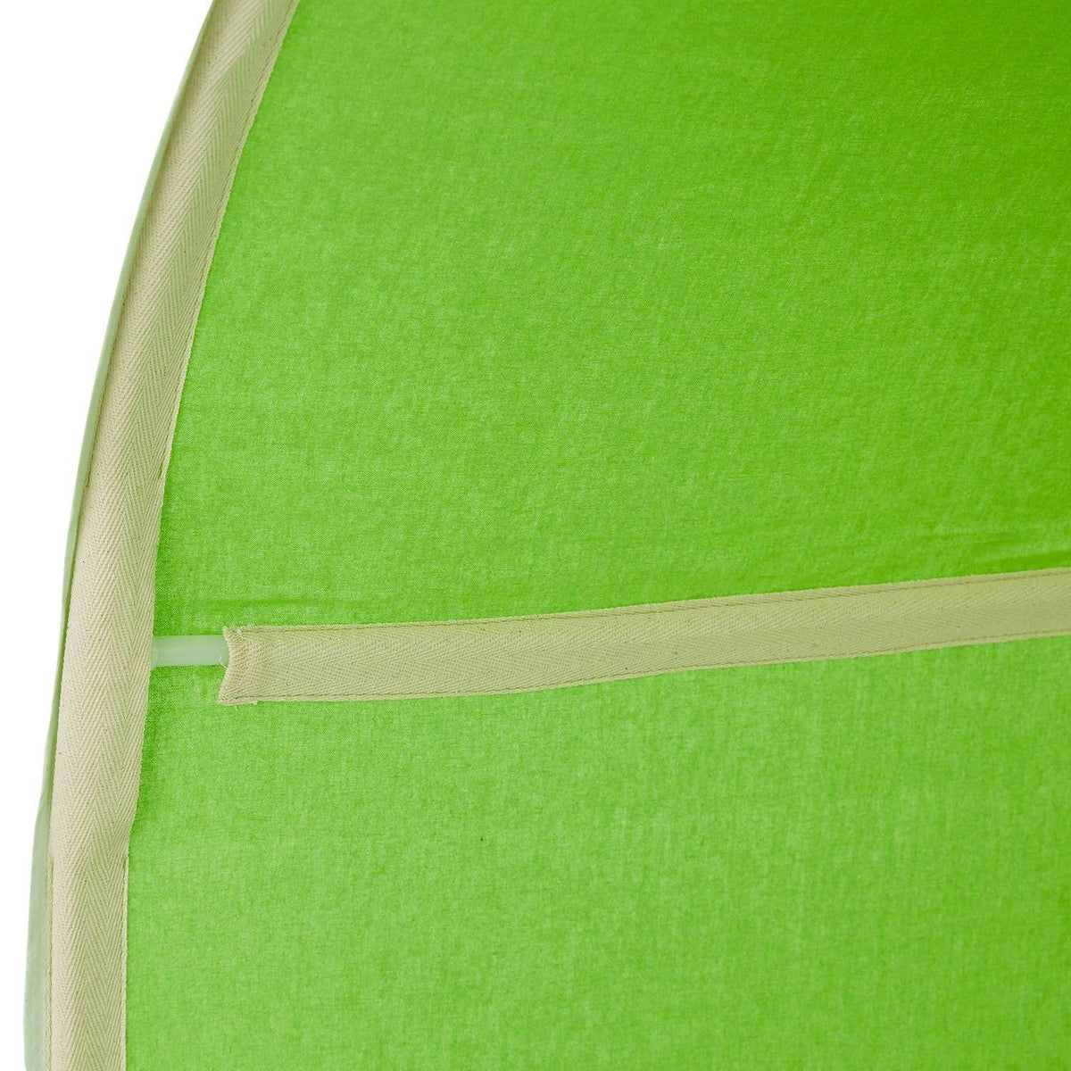 Hochbett Kinder 90x200 cm Weiss mit Vorhang in Grün | Tunnel | mit Lattenrost und Matratze - Palo24