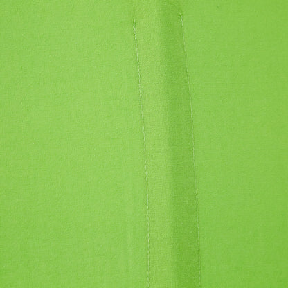 Hochbett Kinder 90x200 cm Weiss mit Vorhang in Grün | Tunnel | ohne Lattenrost