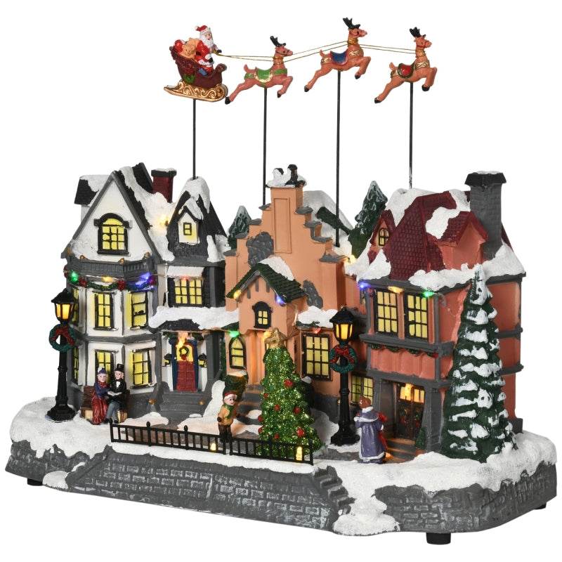 Weihnachtsdeko Weihnachtsdorf 22 bunte LEDs - Palo24