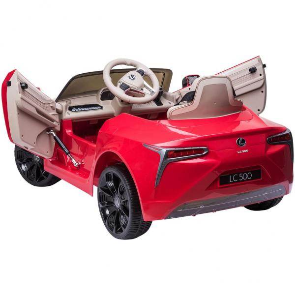 Kinderauto von Lexus Kinderfahrzeug für 3-6 Jahre Elektroauto mit MP3 Musik Rot - Palo24