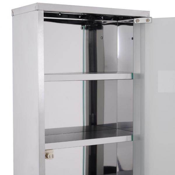 Medizinschrank | Edelstahl | Satiniertes Sichtglas - Palo24