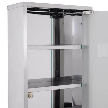 Medizinschrank | Edelstahl | Satiniertes Sichtglas - Palo24