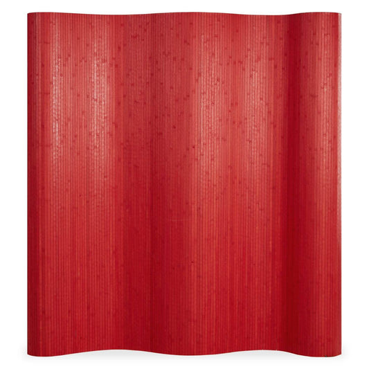 Paravent Bambusraumteiler 200x250 rot - Palo24