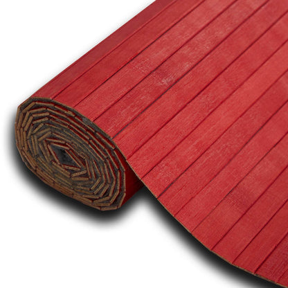 Paravent Bambusraumteiler 200x250 rot - Palo24