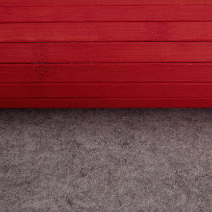 Paravent Bambusraumteiler 200x250 rot - Palo24