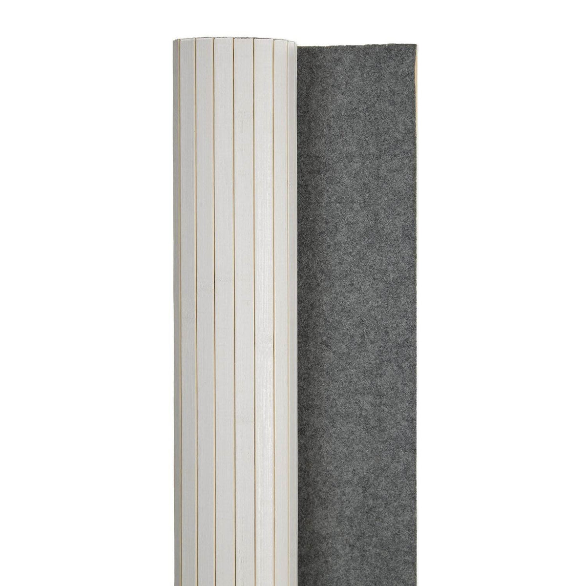 Paravent Bambusraumteiler 200x250 weiss - Palo24