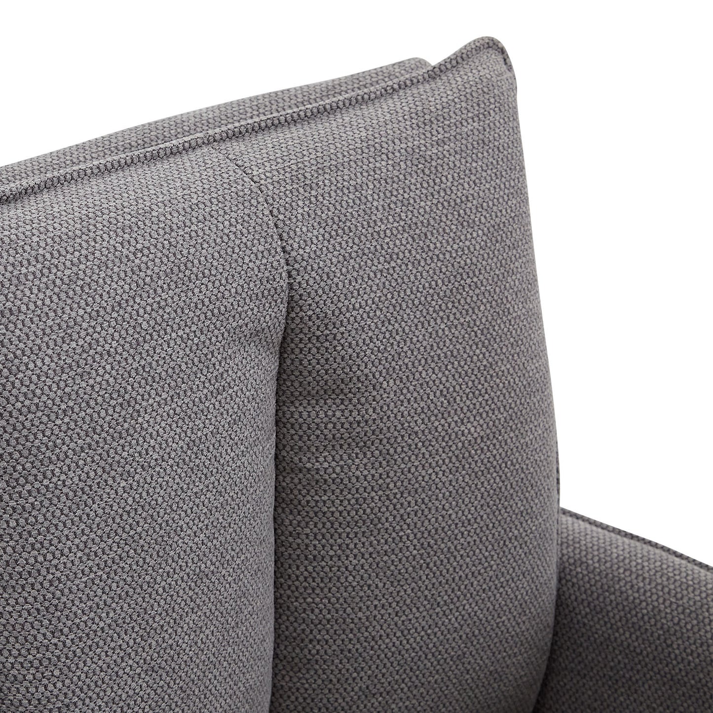 Polsterstuhl Stoff Grau | 2er-Set | drehbar | mit Armlehnen | Küche Esszimmer Büro