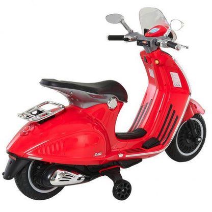 Elektrofahrzeug Kindermotorrad mit MP3-Musik Beleuchtung 3-6 Jahre PP Rot - Palo24