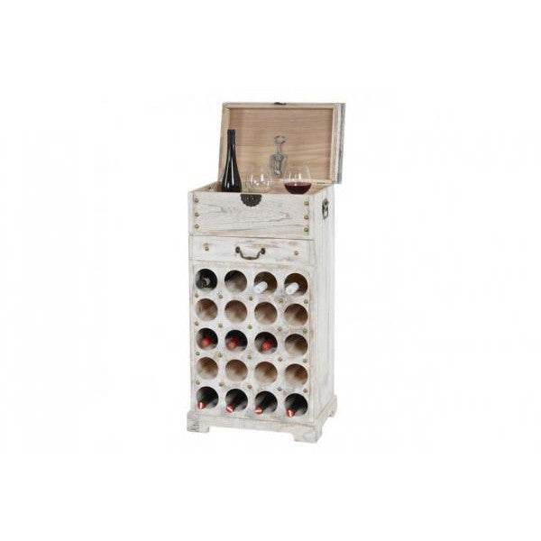 Weinregal Lucan, Flaschenregal, Shabby-Look, Vintage - Palo24