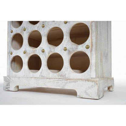 Weinregal Lucan, Flaschenregal, Shabby-Look, Vintage - Palo24