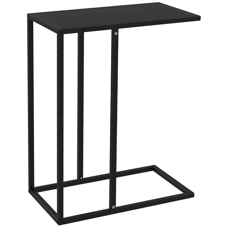 Beistelltisch Laptoptisch C-Form Schwarz - Palo24