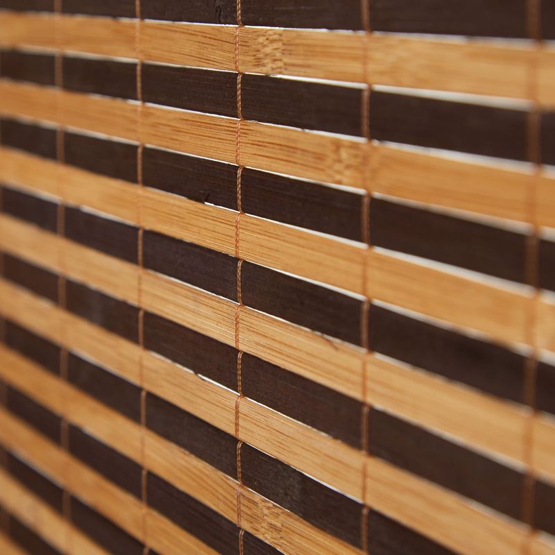 Paravent Braun Holzstreben | 5 teilig | Holz | Raumteiler Trennwand Sichtschutz