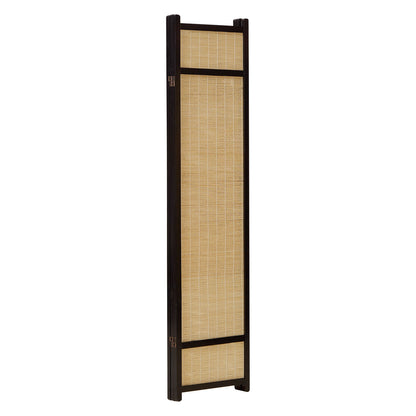 Paravent Braun Bambus Natur| 3 teilig | Holz | Raumteiler Trennwand Sichtschutz