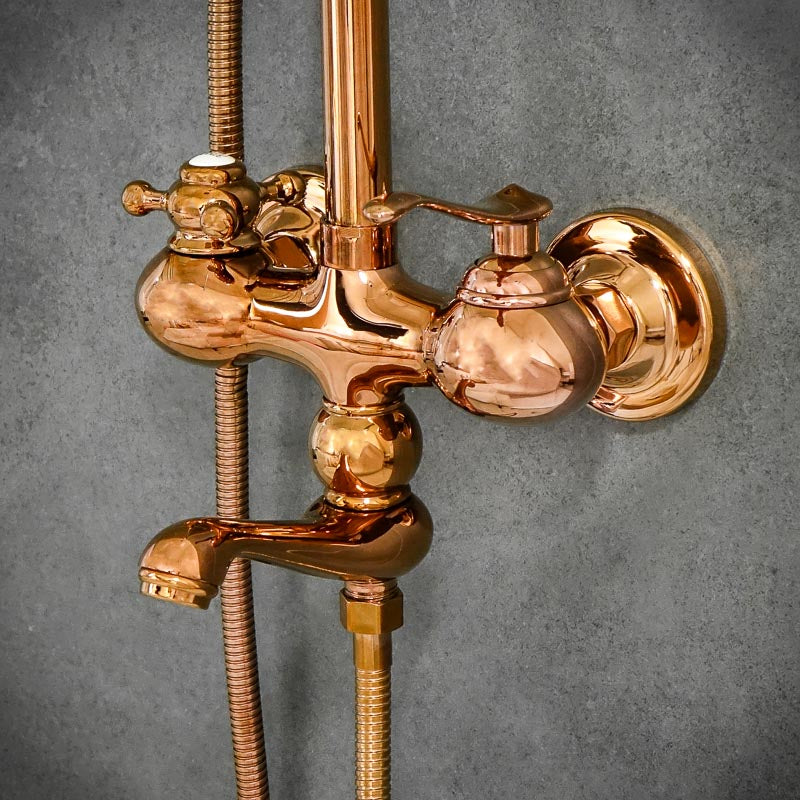 Duscharmatur in Antik-Bronze CODY - Palo24