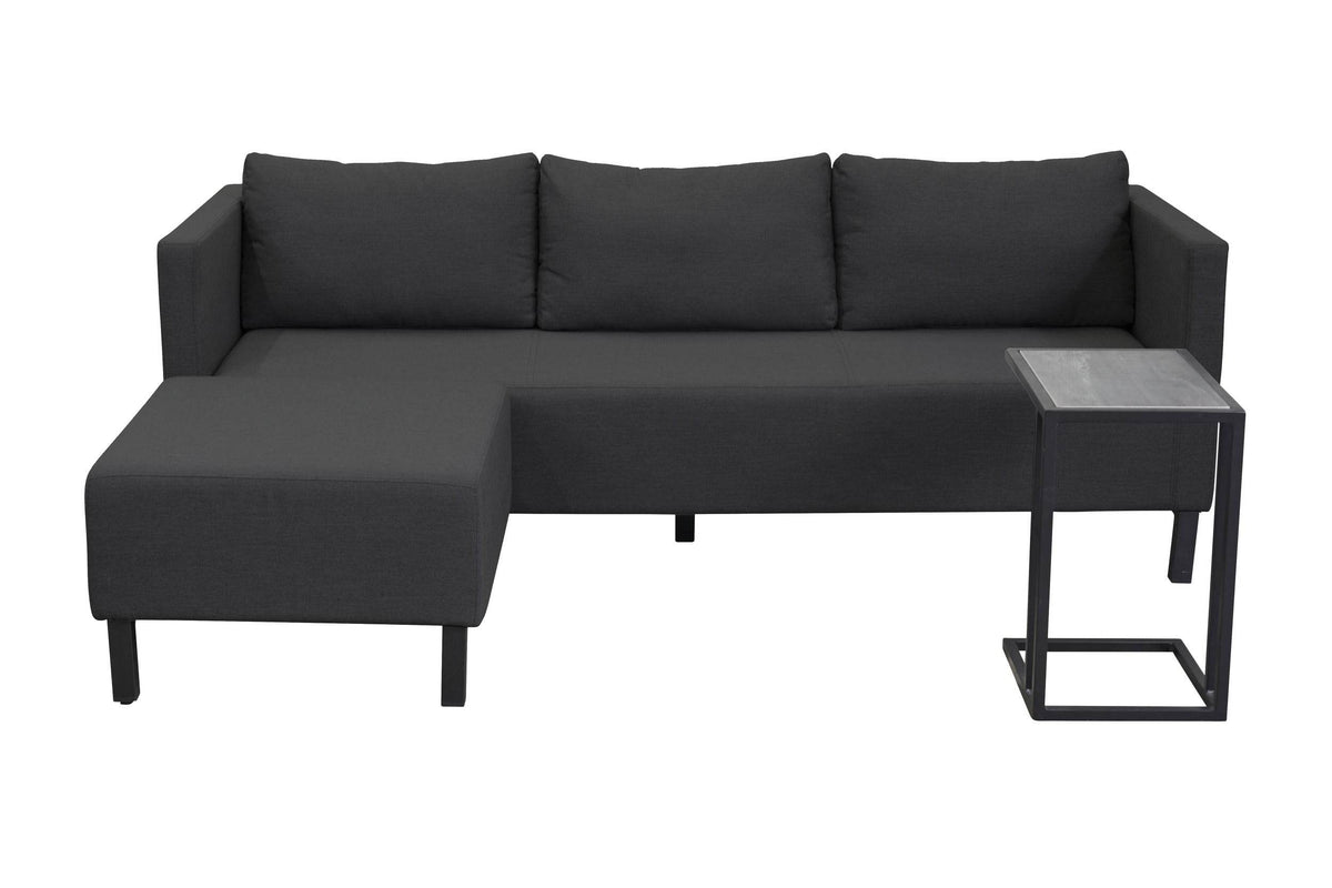 3tlg. Gartenlounge Set Anthrazit/Sooty - Palo24