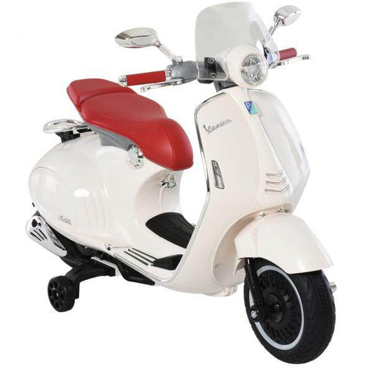 Elektrofahrzeug Kindermotorrad mit MP3-Musik Beleuchtung 3-6 Jahre PP Weiss - Palo24